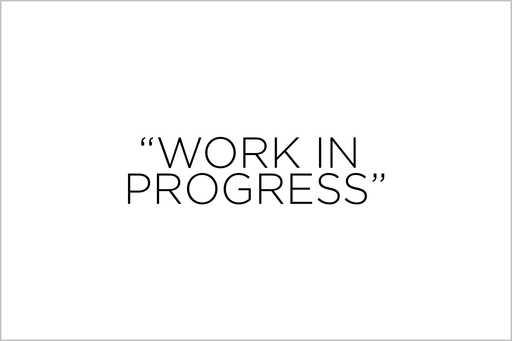 WORK IN PROGRESS YACHTING